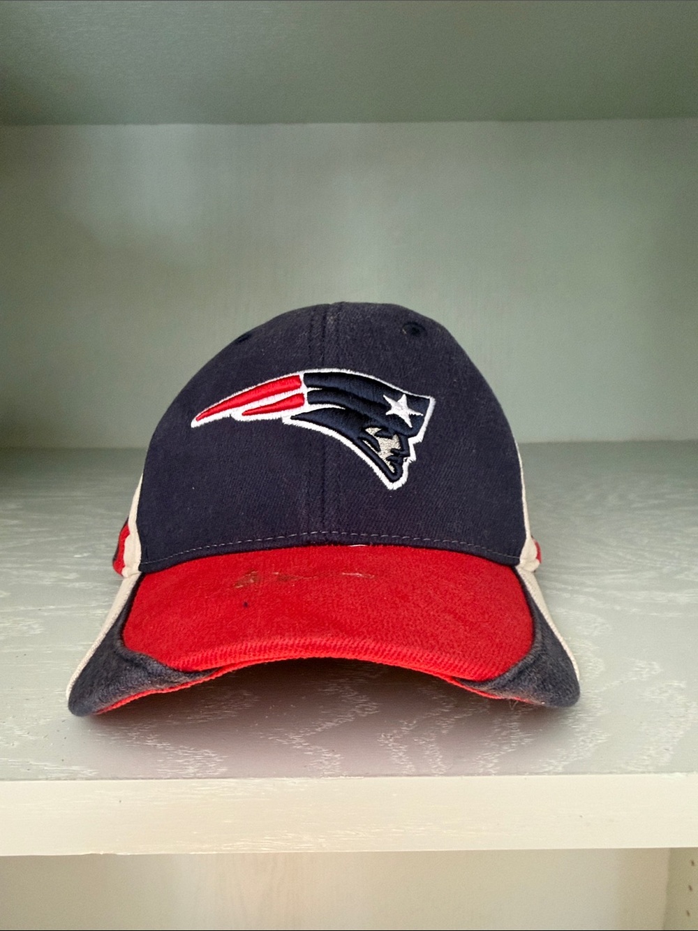 New England Patriots Kids Navy and Red Baseball Cap